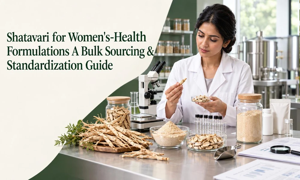 Shatavari for Women’s-Health Formulations: A Bulk Sourcing & Standardization Guide